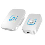 Max Maxb Wireless AC Digital Electronic Waterproof RC Household Doorbell UK Plug