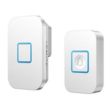 Max Wireless Chime Doorbell 60 Melodies 1 Transmitter for 2 UK Plug-in Receivers