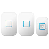 Max Wireless Chime Doorbell 60 Melodies 1 Transmitter for 2 UK Plug-in Receivers