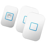 Max Wireless Chime Doorbell 60 Melodies 1 Transmitter for 2 UK Plug-in Receivers