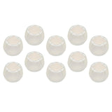 Max 10pcs No-slip Clear Chair Leg Caps Round Wood Floor Protectors Size_A