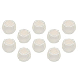 Max 10pcs No-slip Clear Chair Leg Caps Round Wood Floor Protectors Size_A