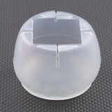 Max 10pcs No-slip Clear Chair Leg Caps Round Wood Floor Protectors Size_A