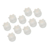 Max 10pcs No-slip Clear Chair Leg Feet Caps Cover Round Floor Protector Size_2