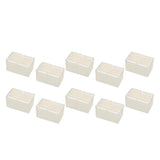 Max 10pcs No-slip Clear Chair Leg Caps Square Wood Floor Protectors 7-square