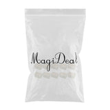 Max 10pcs No-slip Clear Chair Leg Caps Square Wood Floor Protectors 7-square