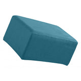 Max Stretch Ottoman Pouf Cover Footrest Stool Slipcover Protector Dark Green