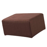 Max Maxb Stretch Ottoman Pouf Cover Footrest Stool Slipcover Protector Coffee
