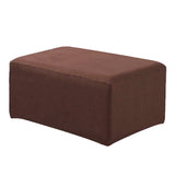 Max Maxb Stretch Ottoman Pouf Cover Footrest Stool Slipcover Protector Coffee