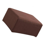 Max Maxb Stretch Ottoman Pouf Cover Footrest Stool Slipcover Protector Coffee
