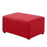 Max Ottoman Covers Foot Rest Sofa Slipcovers Furniture Protector Wine Red