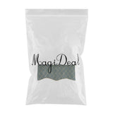 Max Embroidered Grid Valance Curtain Short Coffee Curtain Dark Green_A 42x18inch