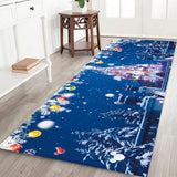 Max Christmas Theme Floor Mat Carpet Area Runner for Bedroom Living Room E
