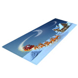 Max Maxb Christmas Theme Floor Mat Carpet Area Runner for Bedroom Living Room F