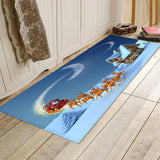 Max Maxb Christmas Theme Floor Mat Carpet Area Runner for Bedroom Living Room F