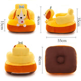 Max Kids Sofa Chair Children Plush Cartoon Animal Couch Seat Slipcover Dog