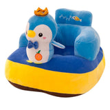 Max Maxb Kids Sofa Chair Children Plush Cartoon Animal Couch Seat Slipcover Penguin