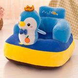 Max Maxb Kids Sofa Chair Children Plush Cartoon Animal Couch Seat Slipcover Penguin