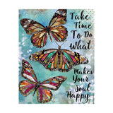 Max 5D DIY Diamond Painting Horse Cross Stitch Embroidery Picture Butterfly
