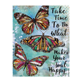 Max 5D DIY Diamond Painting Horse Cross Stitch Embroidery Picture Butterfly