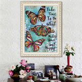 Max 5D DIY Diamond Painting Horse Cross Stitch Embroidery Picture Butterfly