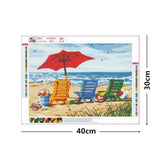 Max 5D DIY Diamond Painting Horse Cross Stitch Embroidery Picture Beach