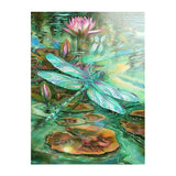 Max 5D DIY Diamond Painting Horse Cross Stitch Embroidery Picture Dragonfly