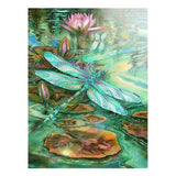 Max 5D DIY Diamond Painting Horse Cross Stitch Embroidery Picture Dragonfly