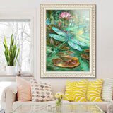 Max 5D DIY Diamond Painting Horse Cross Stitch Embroidery Picture Dragonfly