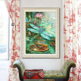 Max 5D DIY Diamond Painting Horse Cross Stitch Embroidery Picture Dragonfly