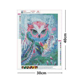 Max 5D DIY Diamond Painting Horse Cross Stitch Embroidery Picture Owl _B