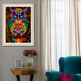 Max 5D DIY Diamond Painting Horse Cross Stitch Embroidery Picture Owl _C