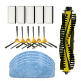 Max Maxb Side Brushes Filter Roller Brush Set for NEATSVOR X500 Vacuum Cleaner Parts