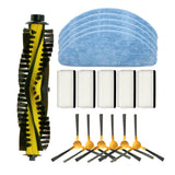 Max Maxb Side Brushes Filter Roller Brush Set for NEATSVOR X500 Vacuum Cleaner Parts