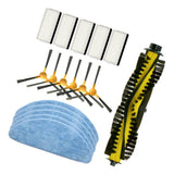 Max Maxb Side Brushes Filter Roller Brush Set for NEATSVOR X500 Vacuum Cleaner Parts