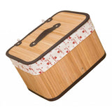 Max Weaving Storage Basket Bamboo Handmade Snacks Toys Storage Box with Lid Style02