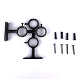 Max Double Curtain Rod Brackets Window Drapes Rods Holder Support Wall Mouted L