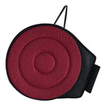 Max 360 Degree Soft Rotating Cushion Car Seat Swivel Chair Pad Red Circle