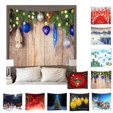 Max Maxb Christmas Theme Wall Hanging Tapestry 60x60" for Living Room Home Decor