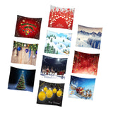 Max Maxb Christmas Theme Wall Hanging Tapestry 60x60" for Living Room Home Decor