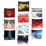 Max Maxb Christmas Theme Wall Hanging Tapestry 60x60" for Living Room Home Decor