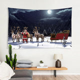 Max Christmas 3D Effect Wall Hanging Tapestry Dormitory Bedspread Beach Towel I