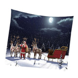 Max Christmas Theme Wall Hanging Tapestry 150x150cm I