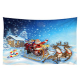 Max Christmas 3D Effect Wall Hanging Tapestry Dormitory Bedspread Beach Towel J
