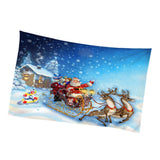 Max Christmas 3D Effect Wall Hanging Tapestry Dormitory Bedspread Beach Towel J