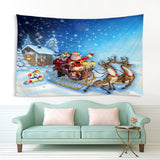 Max Christmas 3D Effect Wall Hanging Tapestry Dormitory Bedspread Beach Towel J