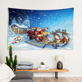 Max Christmas 3D Effect Wall Hanging Tapestry Dormitory Bedspread Beach Towel J