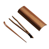 Max Solid Bamboo Puer Tea Tool Accerrories Scoop Spoon Clip