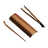 Max Solid Bamboo Puer Tea Tool Accerrories Scoop Spoon Clip