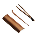 Max Solid Bamboo Puer Tea Tool Accerrories Scoop Spoon Clip